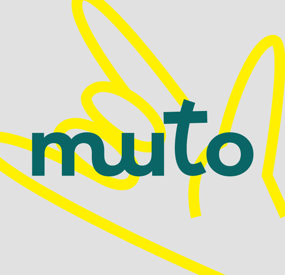Conception d'une identité de marque pour Muto, réemploi des aménagements événementiels.