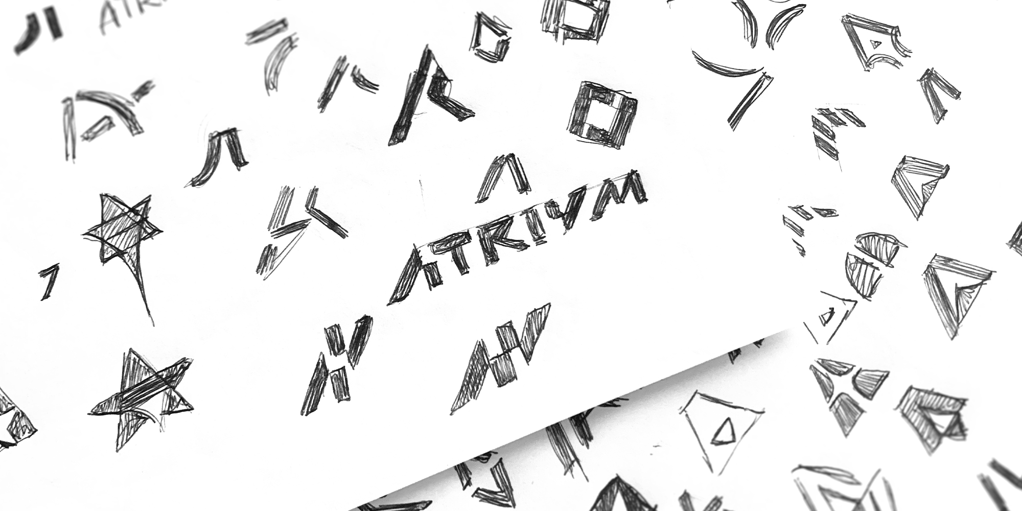 Identité de marque de Atrivm, visuel macbook mockup