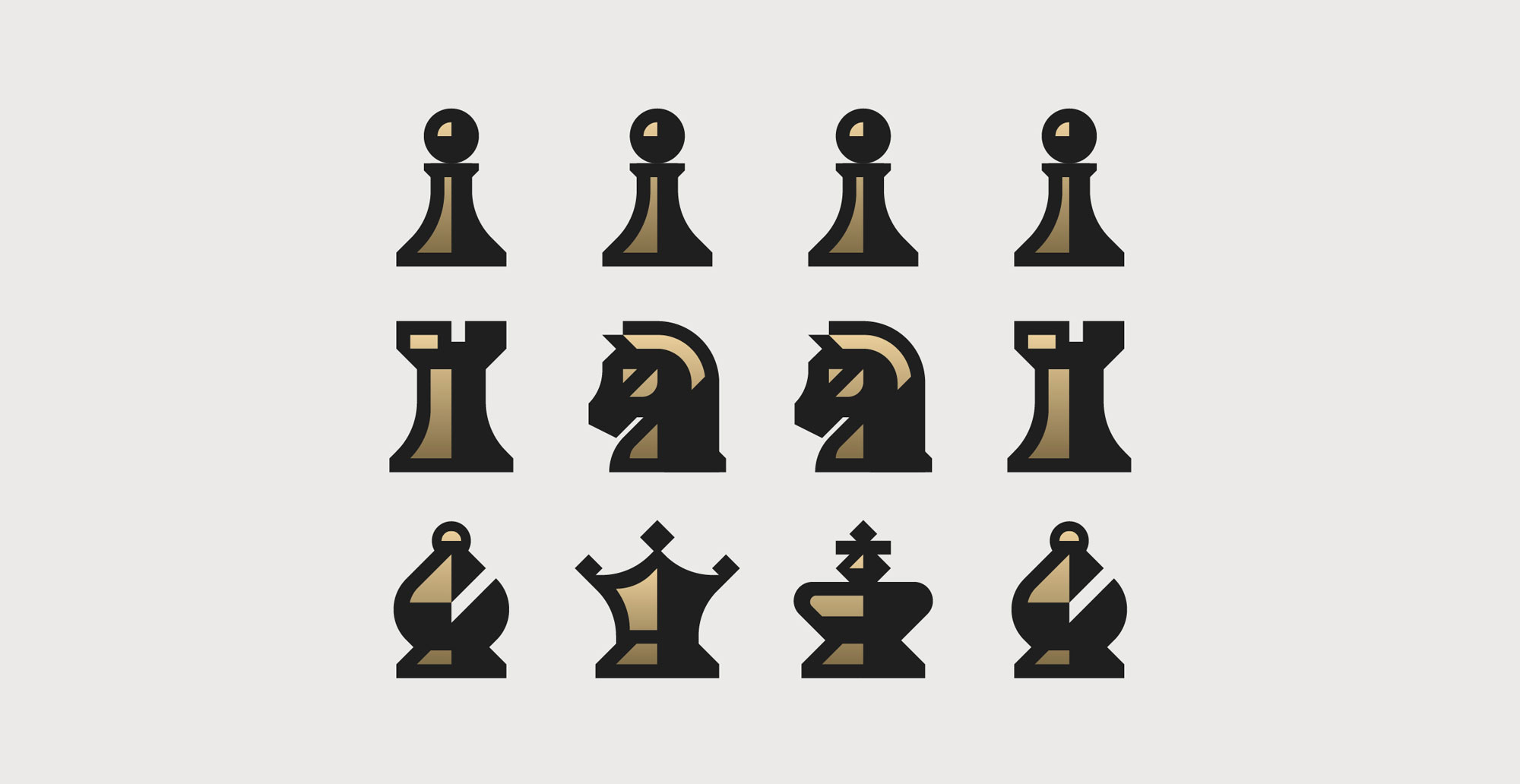 illustration affiche Poster set échecs échequier gambit dame