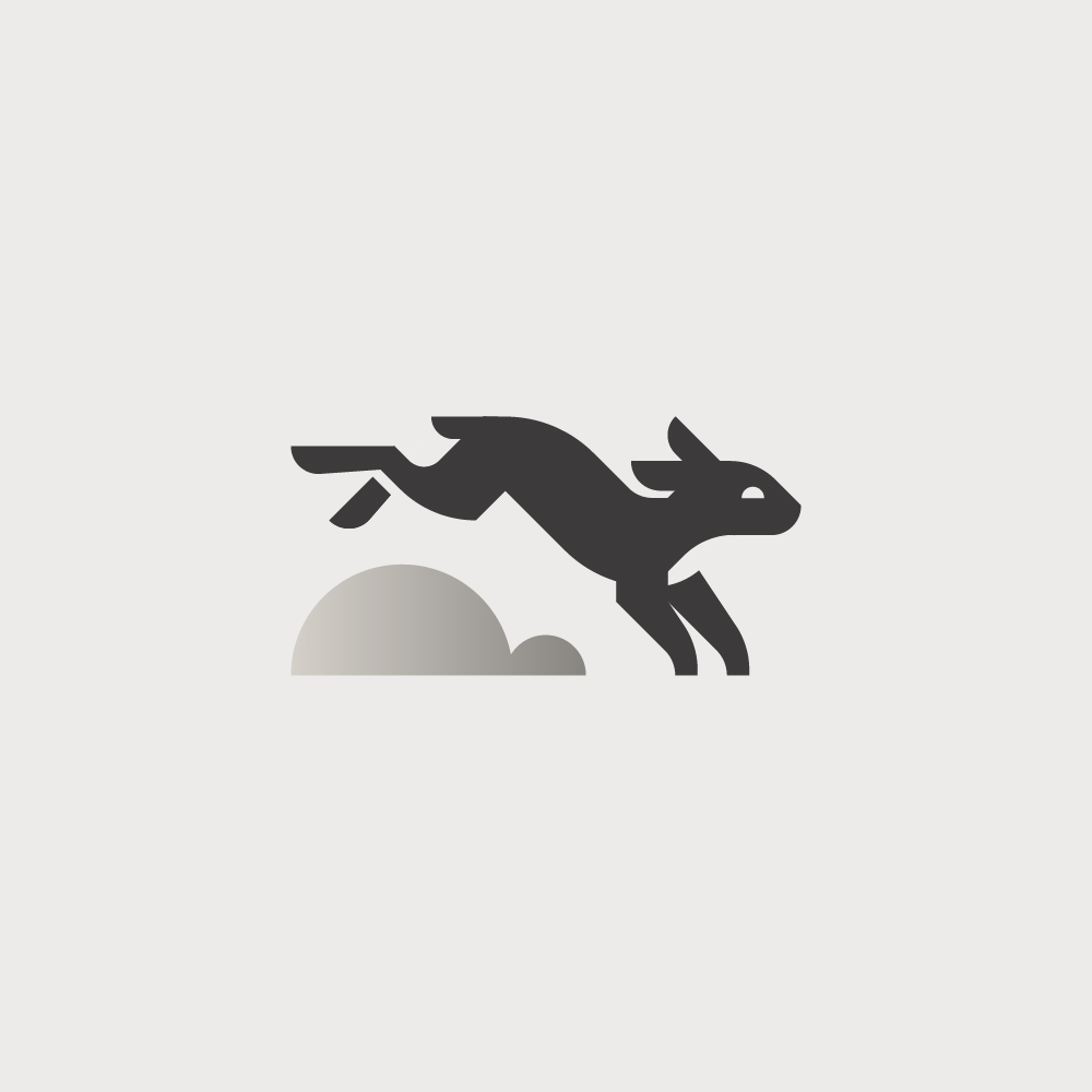 Logo, logothèque, logotype, rabbit lapin animal.