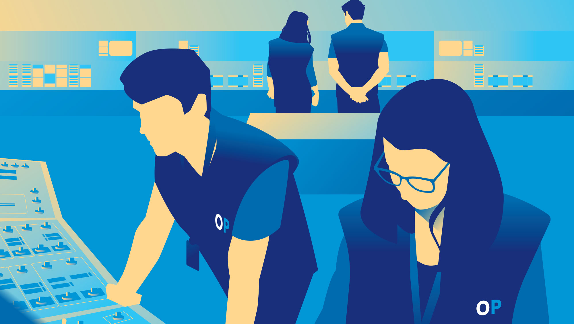 Illustration et conception du Projet de Site illustré pour le site EDF de Chinon