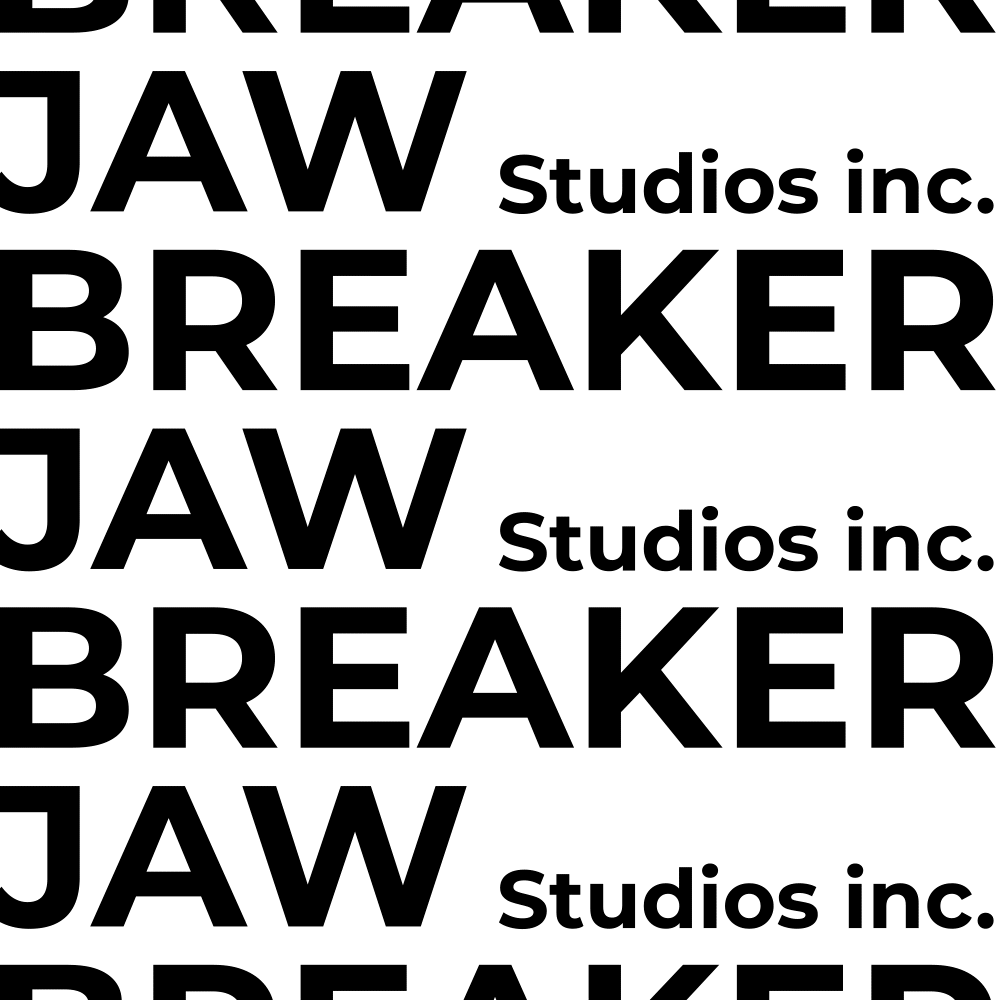 Motion design du logo du studio d'illustration et storyboard Jawbreaker, une identité de marque audacieuse et distinctive.