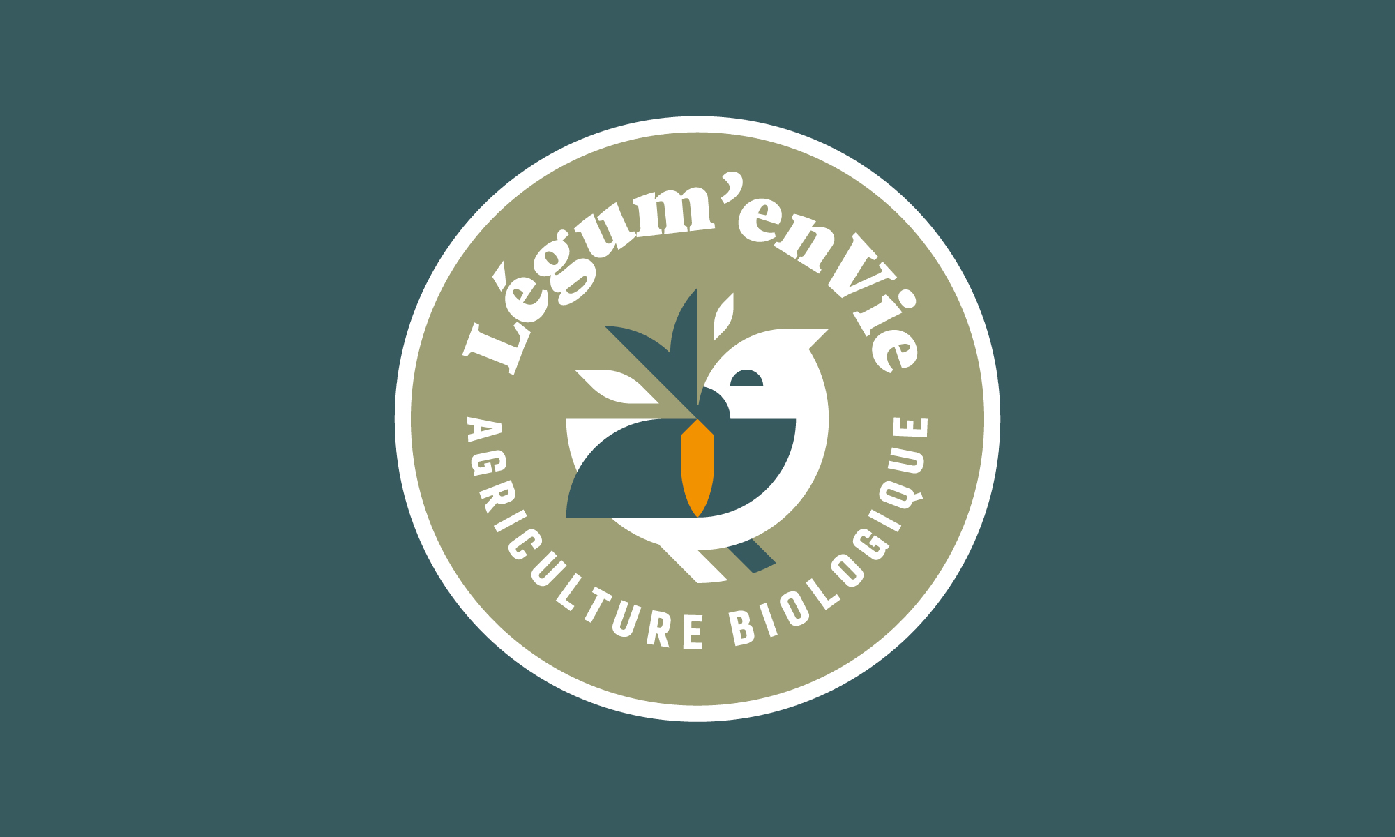 identité de marque producteur agriculture bio logotype