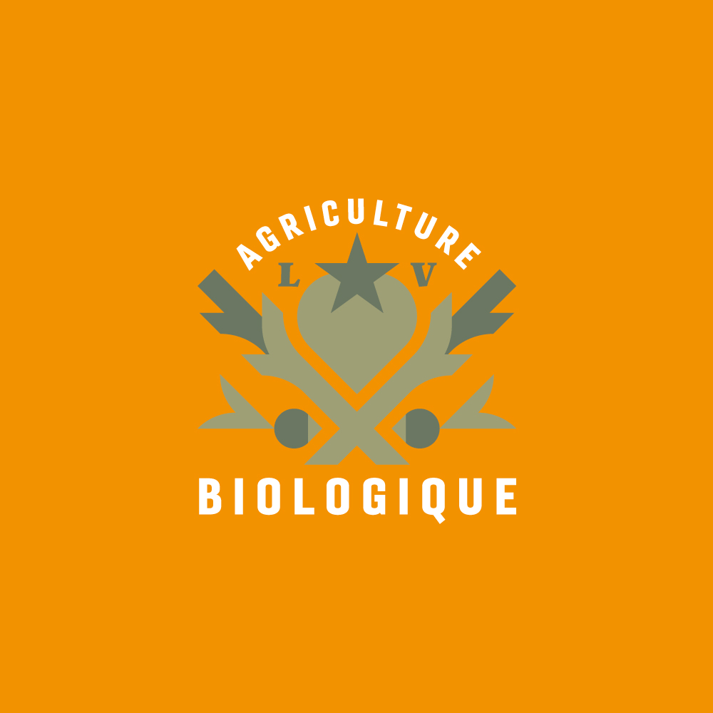 identité de marque producteur agriculture bio logotype alternatif